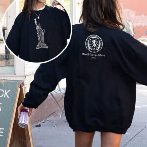 Scotland World Cup Qualifiers Statue Of Liberty 2-sided Shirt