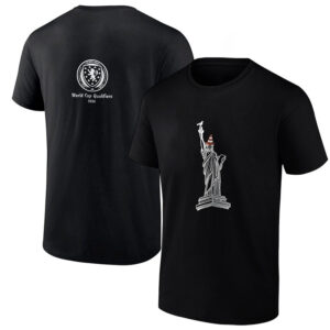 Scotland World Cup Qualifiers Statue Of Liberty 2-sided Shirt