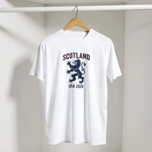 Scotland World Cup USA 2026 Tartan Army Football Tee 3