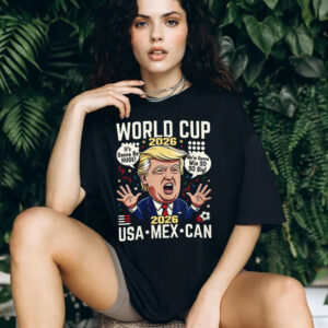 World Cup 2026 Trump Caricature Funny Soccer Shirt