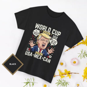 World Cup 2026 Trump Caricature Funny Soccer Shirt 2
