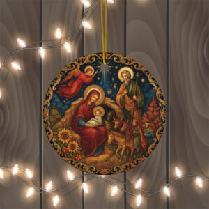 Christian Jesus Art Orthodox Christmas Ornament