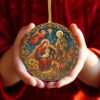 Christian Jesus Art Orthodox Christmas Ornament