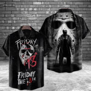 Friday The 13Th Jason Voorhees Horror Movie Hawaiian Shirt