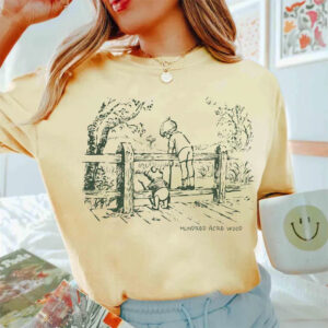 Disney Winnie the Pooh and Christopher Robin Comfort Colors Tee 1