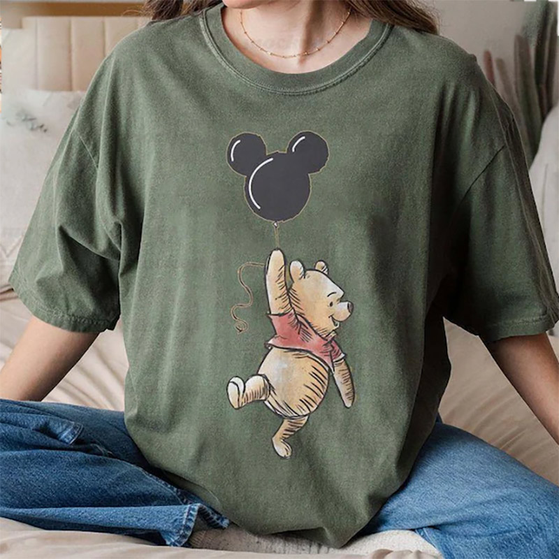 Disney Winnie The Pooh Mickey Ears Comfort Colors Shirt Disney Winnie The Pooh Mickey Ears Comfort Colors Shirt