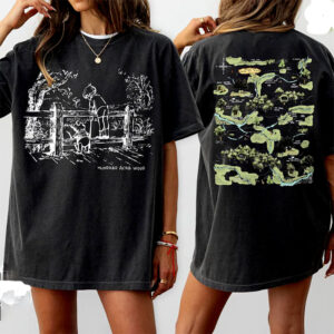 Disney Winnie The Pooh, Sketch And Friends 2-sided Shirt