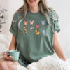 Funny Disney Characters With Mickey Ears Comfort Colors Shirt