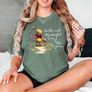 Most Wonderful Time Pooh And Piglet Comfort Colors Shirt