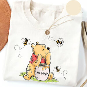 Pooh Bear Eating Honey, Winnie The Pooh Cute Shirt