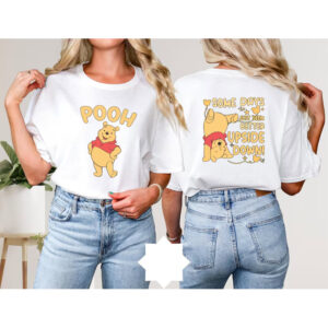 Some Days Just Seem Better Upside Down Pooh Bear 2-sided Shirt
