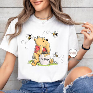 Pooh Bear Eating Honey, Winnie The Pooh Cute Shirt