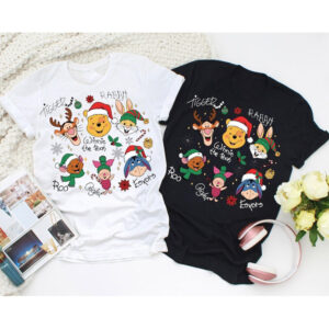 Winnie The Pooh And Friends Christmas Party Tee