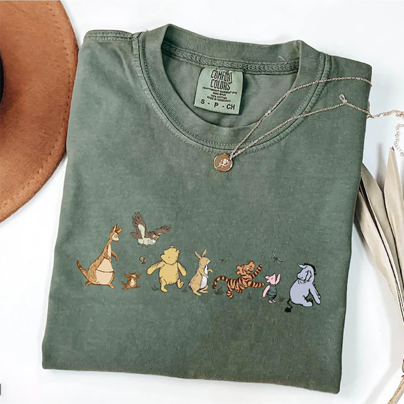 Winnie The Pooh And Friends Disneyland Comfort Colors Shirt Winnie The Pooh And Friends Disneyland Comfort Colors Shirt