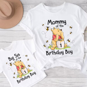 Winnie The Pooh Birthday, Pooh Bear Custom Shirt