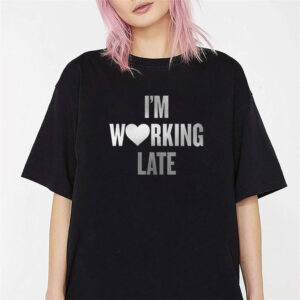 Sabrina Carpenter I’m Working Late Lyrics T-shirt