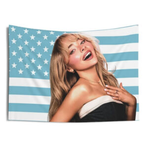 Sabrina Carpenter American USA Flag