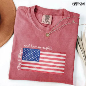 Stars And Stripes Human Rights Comfort Colors Shirt