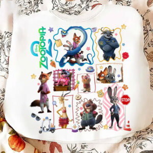 Couple Fox and Bunny Cartoon Zootopia 2 Shirt 2 PersonalizedShirts.net