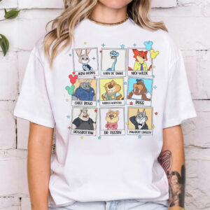 Disney World Zootopia 2 Nick Wilde And Judy Hopps Shirt