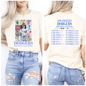 Los Angeles Dodgers World Series 2-sided T-shirt