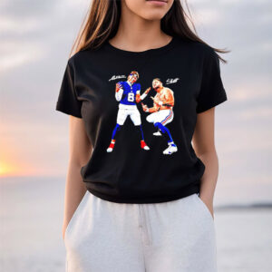 Jaxson Dart And Cam Skattebo New York Giants Shirt