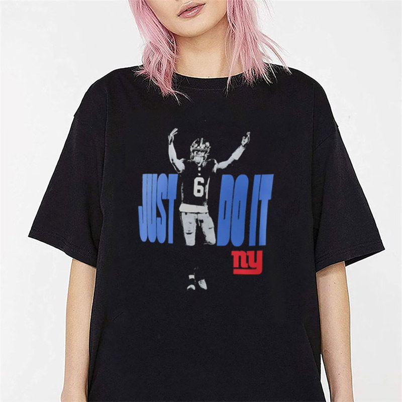 Jaxson Dart Just Do It New York Giants Football Shirt Jaxson Dart Just Do It New York Giants Football Shirt