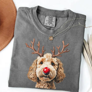 Christmas Dog Funny Meme Dog Comfort Colors Shirt PersonalizedShirts.net