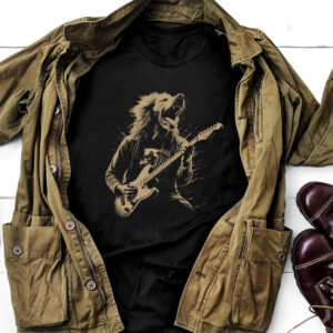 Dog Lovers Funny Rockout Golden Shirt