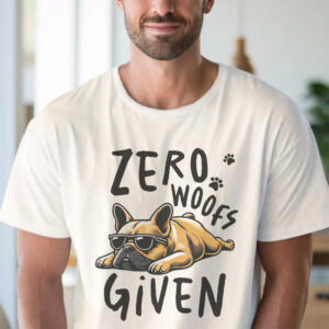 Funny French Bulldog Zero Woofs Given Shirt
