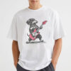 Wiener Dog Plays Guitar, Dog Rocker Tee