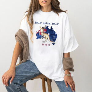Australia Day, Cute Aussie Animals Kangaroo Shirt