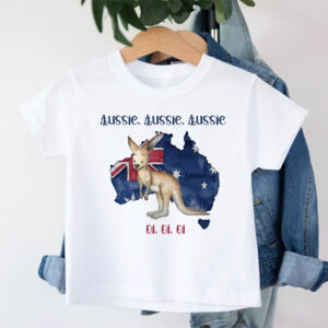 Australia Day, Cute Aussie Animals Kangaroo Shirt
