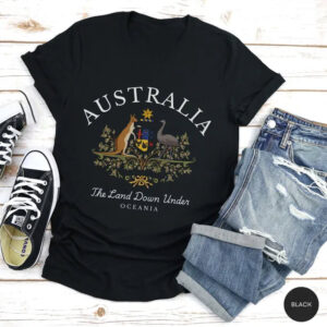 Australia Travel, The Land Down Under Oceania Tee