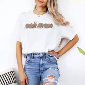 Australian Animal Wombat Christmas Shirt