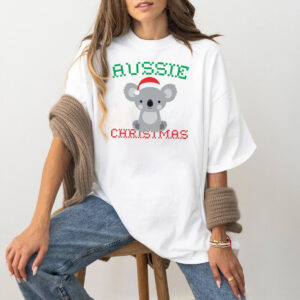 Koala Christmas Jumper Day Ausie Christmas Shirt