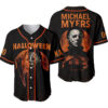 Personalized Halloween Horror Movie Characters Michael Myers Baseball Jersey