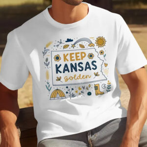 Keep Kansas Golden Sunflower State Football Shirt 1 PersonalizedShirts.net
