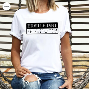 Braille Literacy Month Braille-Ant Shirt