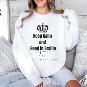 Keep Calm And Read In Braille Teacher Shirt Keep Calm And Read In Braille Teacher Shirt