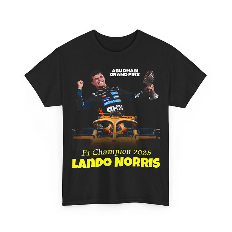 F1 Champion 2025 Lando Norris Fan Shirt F1 Champion 2025 Lando Norris Fan Shirt