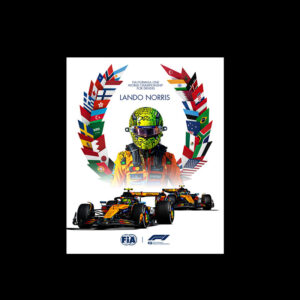 FIA Formula One World Champion Lando Norris Poster PersonalizedShirts.net