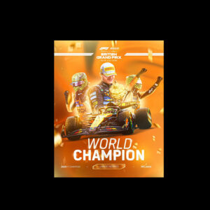 FIA Formula One World Champion Lando Norris Poster 2 PersonalizedShirts.net