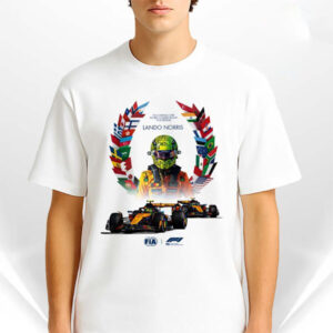 Lando Norris FIA Formula 1 2025 World Champion Shirt 3 PersonalizedShirts.net