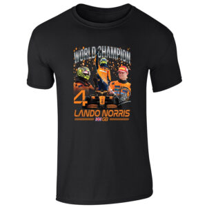 World Champion F1 Lando Norris Collage Tee 3 PersonalizedShirts.net