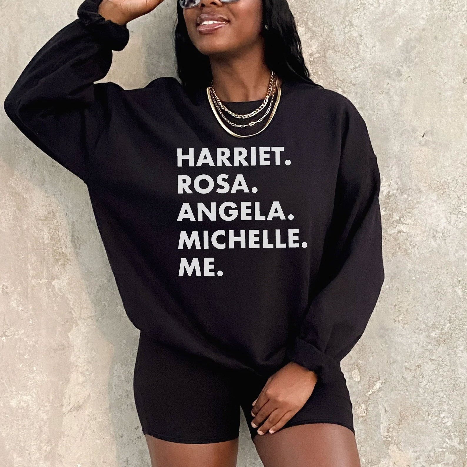 Harriet Rosa Angela Michelle Me Black History Shirt Harriet Rosa Angela Michelle Me Black History Shirt