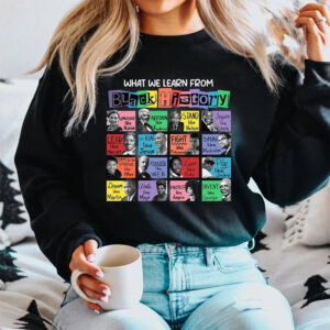 What We Learn From Black History, Equality Shirt
