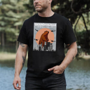 Groundhogzilla Funny Groundhog Shirt