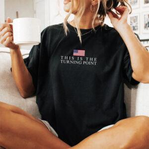 Charlie Kirk Turning Point Memorial, Patriotic Freedom Shirt PersonalizedShirts.net