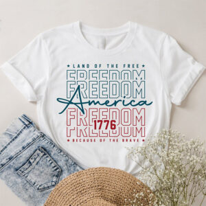 Land of the Free America, Freedom Day Shirt 2 PersonalizedShirts.net